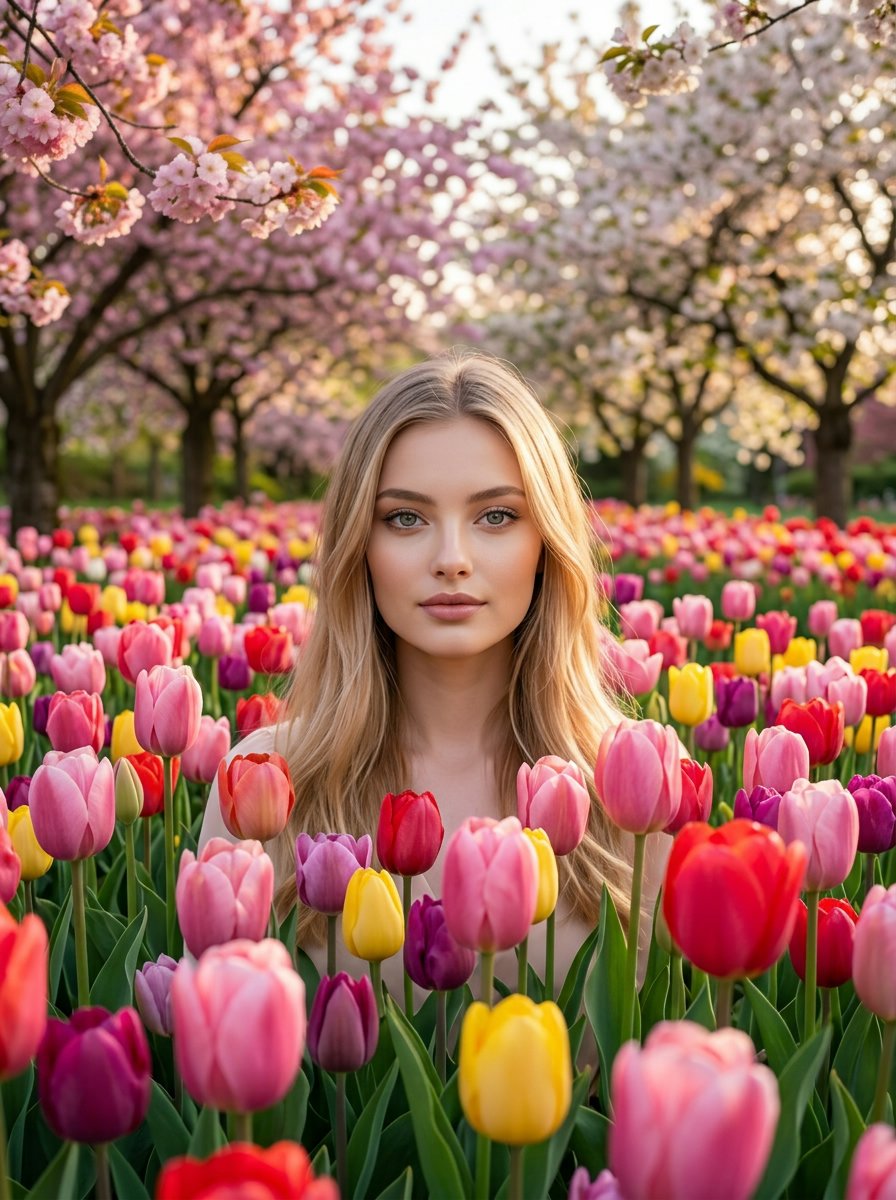 A portrait of a woman