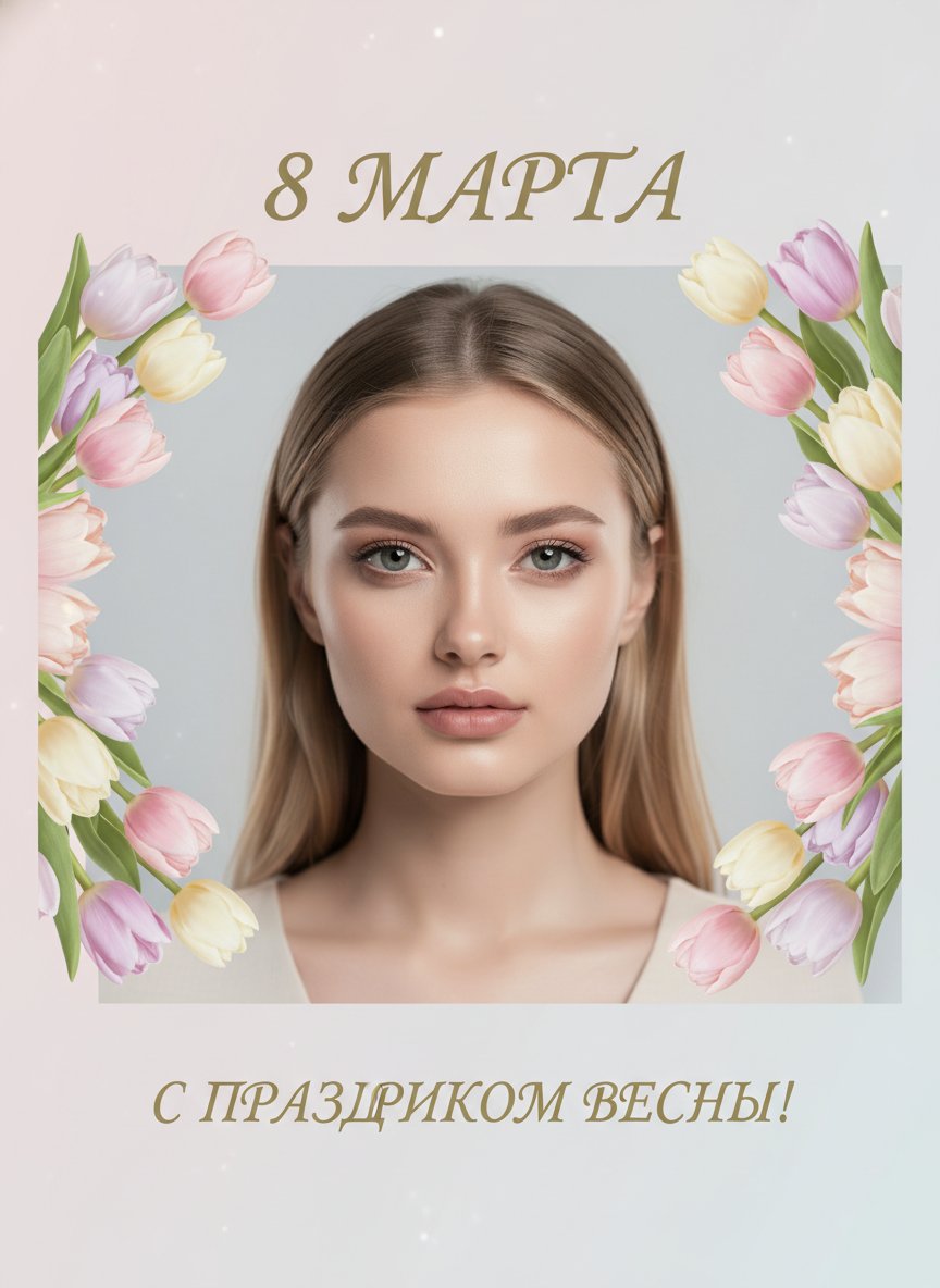 Фотосессия весной