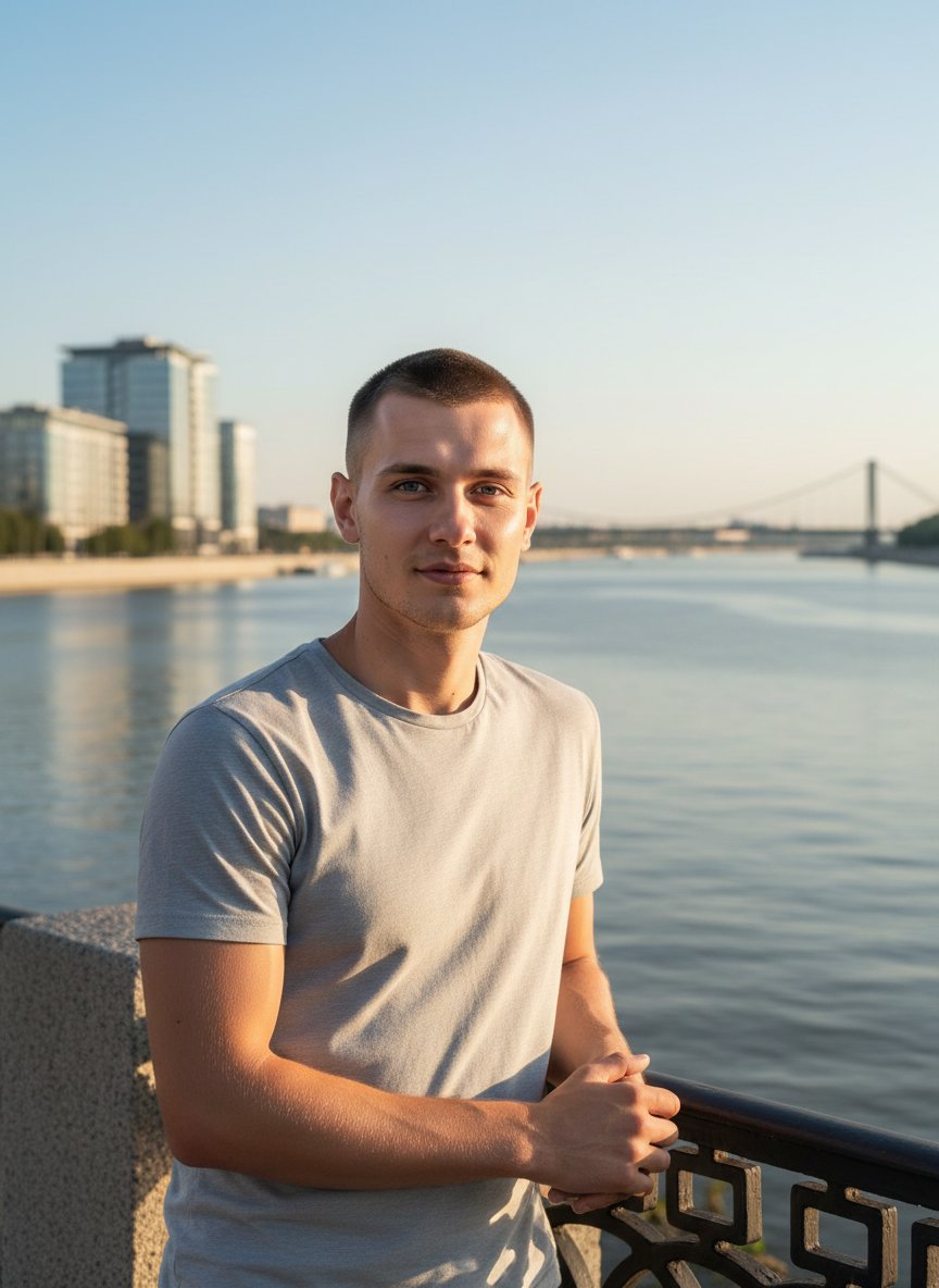На набережной