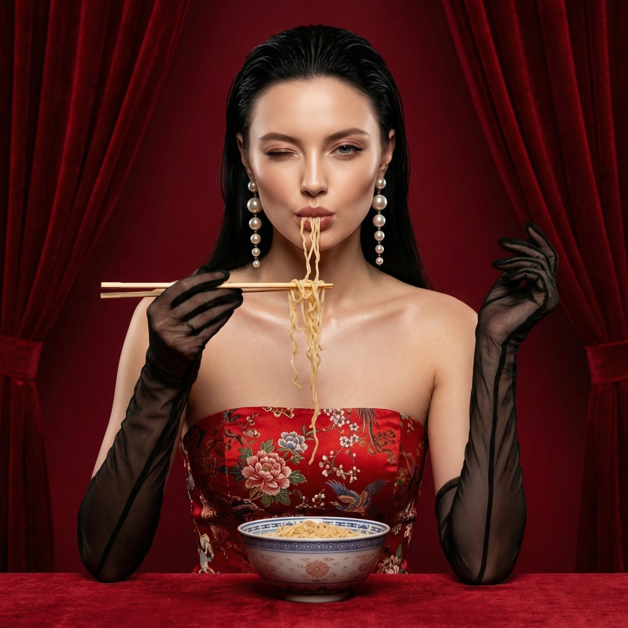 концептуальная студийная фэшн-фотография