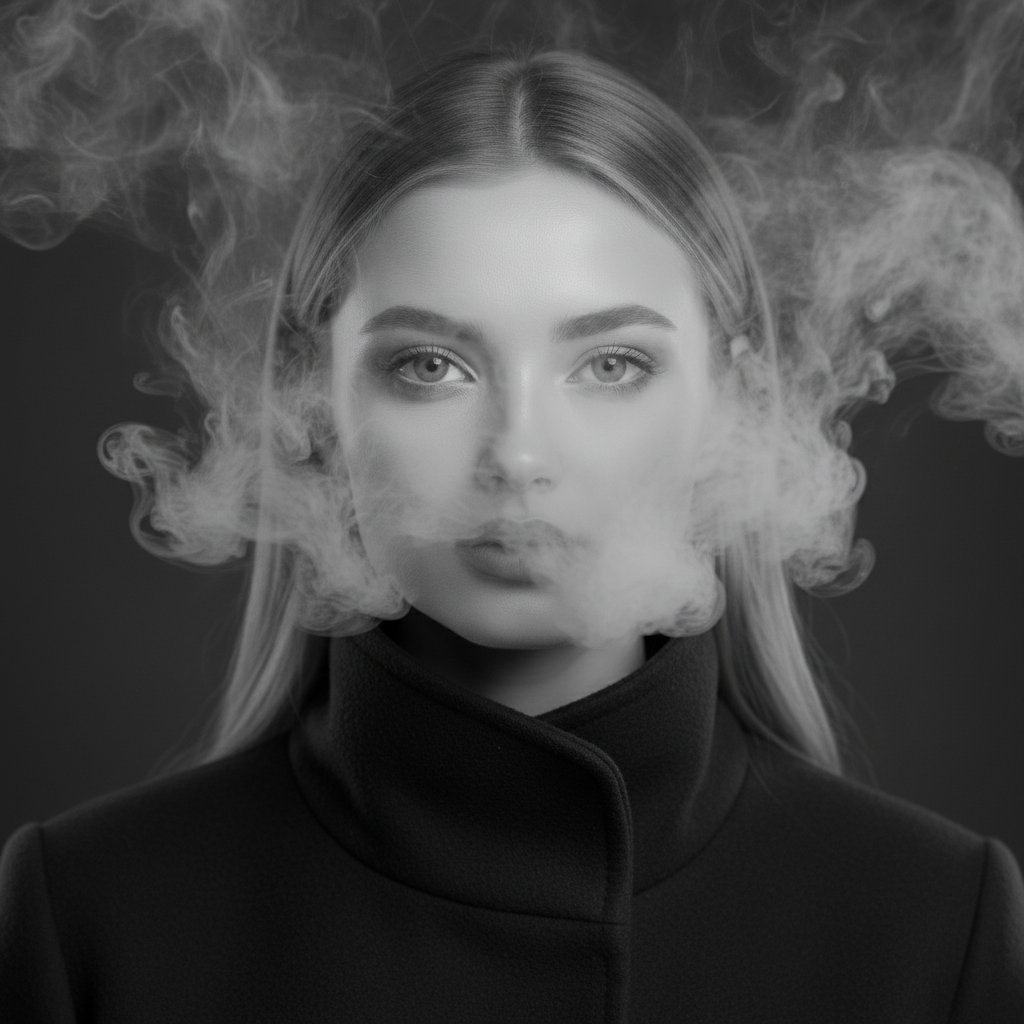 Женщина в дыму