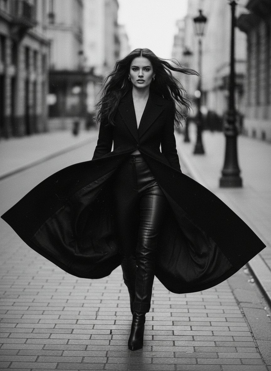 Чёрно-белая Vogue съёмка