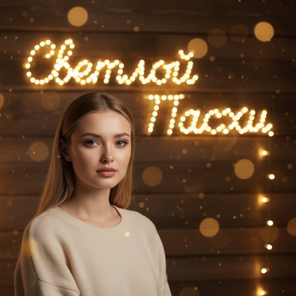 Теплый свет гирлянд
