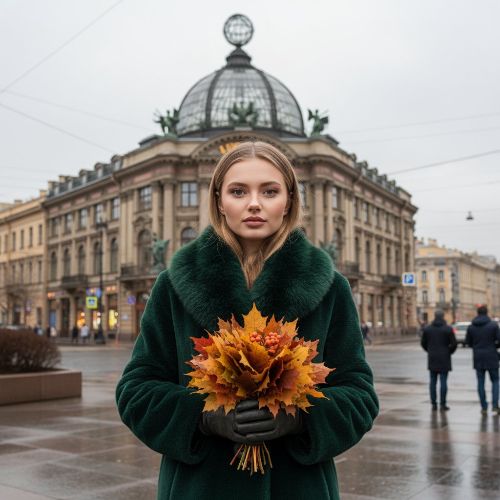 Дама у Дома Зингера