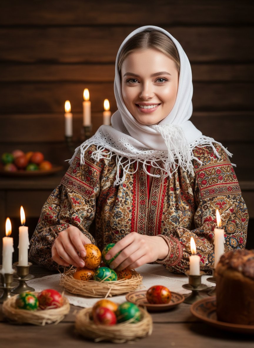 На Пасху