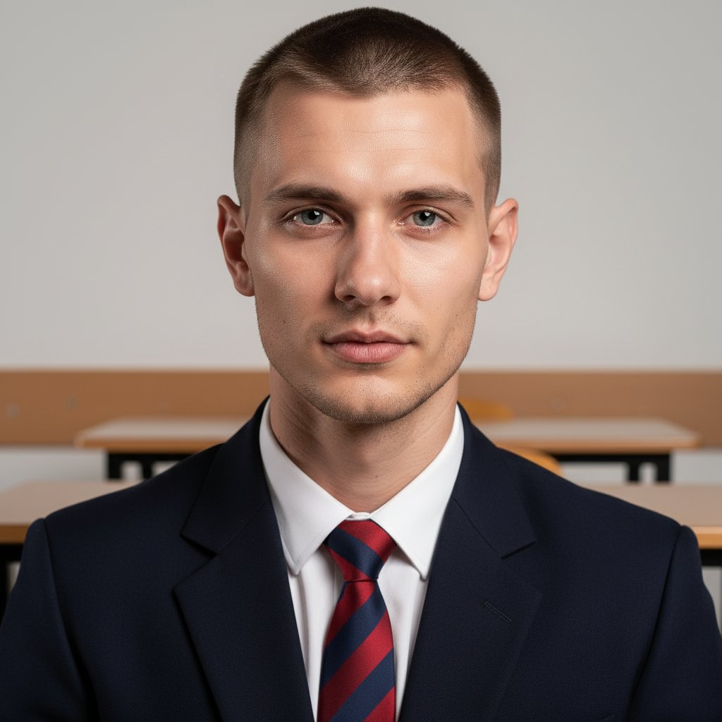 Школьник за партой на 1 сентября