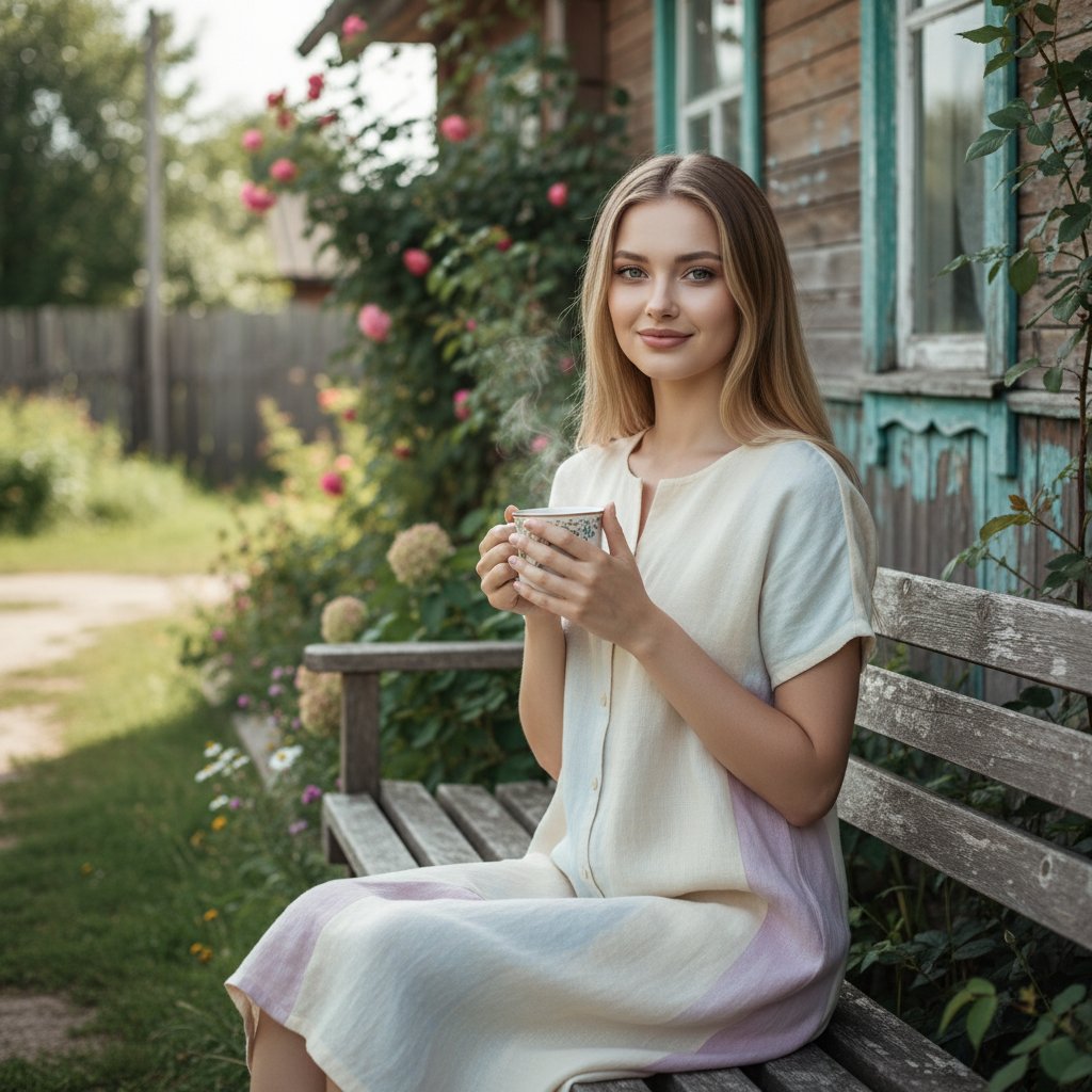 Летнее утро на даче
