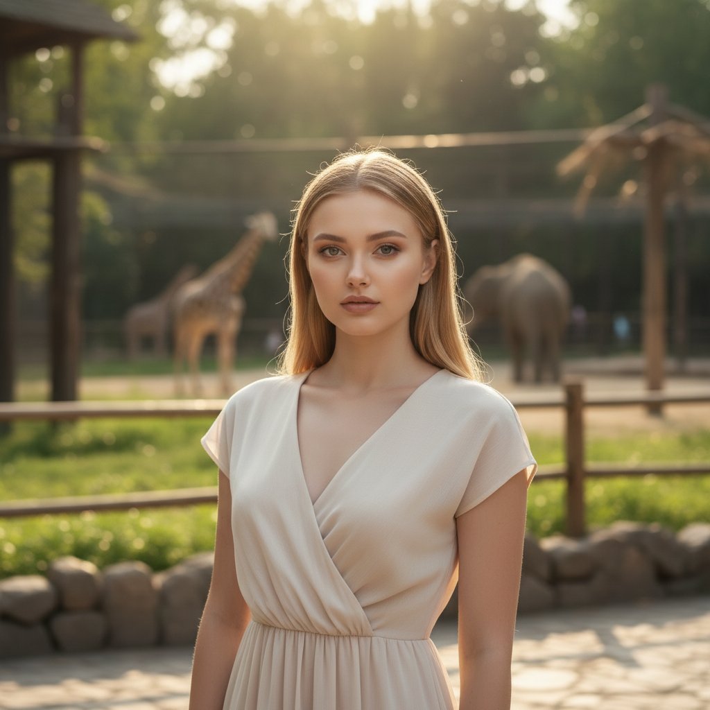 Летний образ у зоопарка