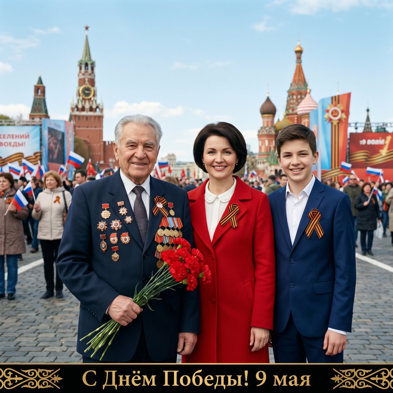 Фото на 9 мая с ИИ