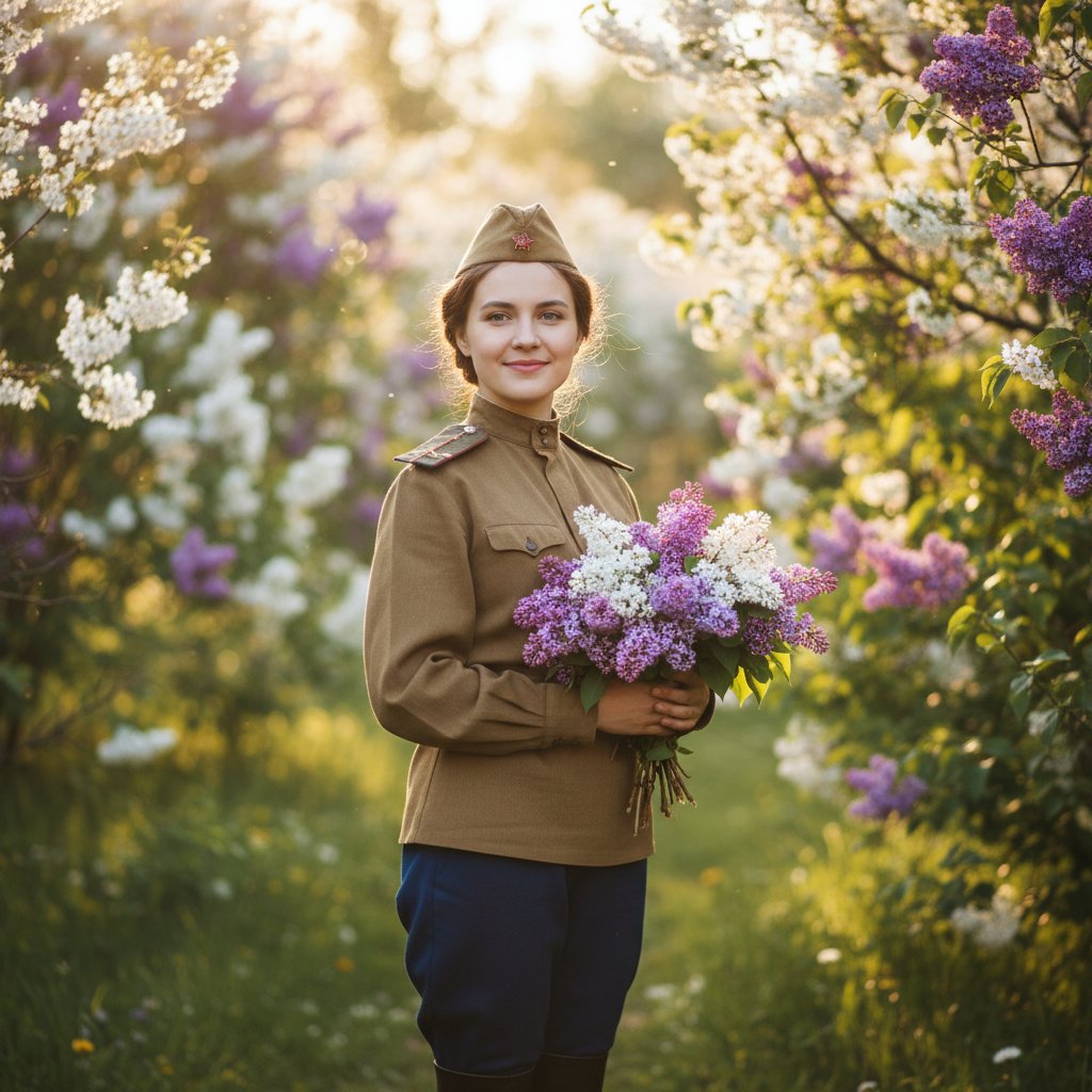 Реалистичное фото женщины 1940х