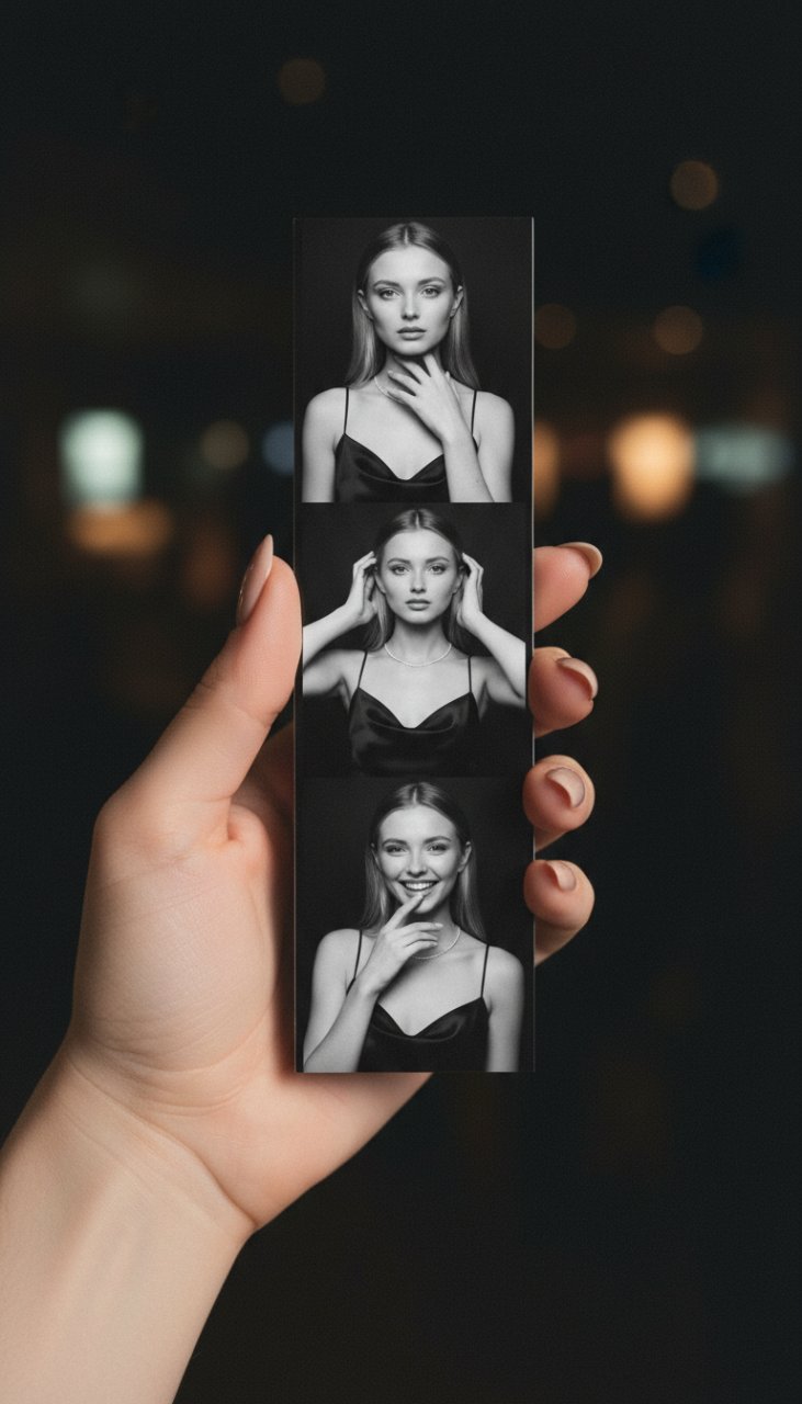 Фотобудка черно-белая фото