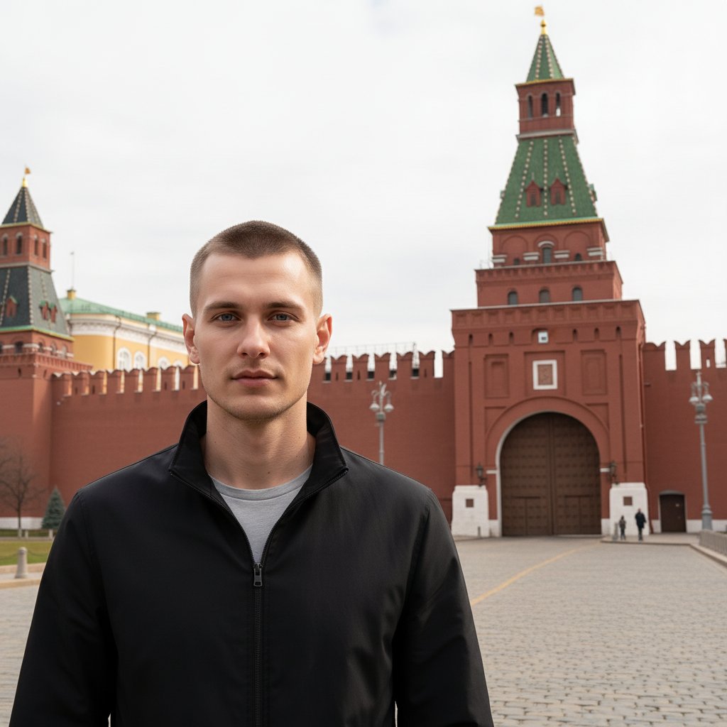 Мужчина у Кремля