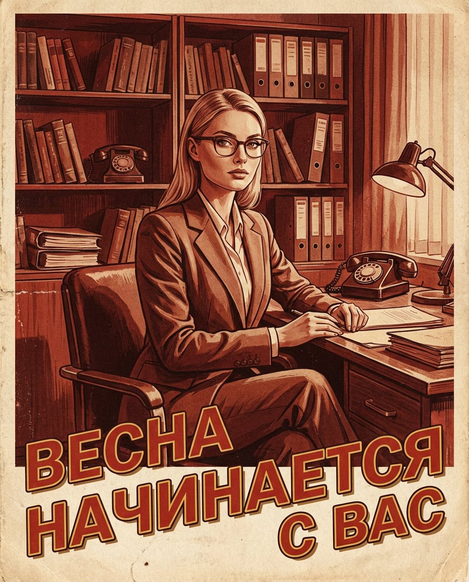 Советская деловая дама