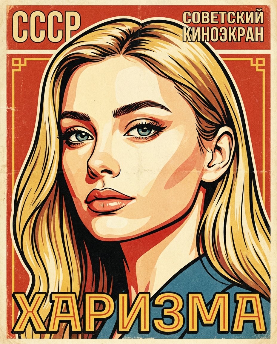 Советский гламур на открытке