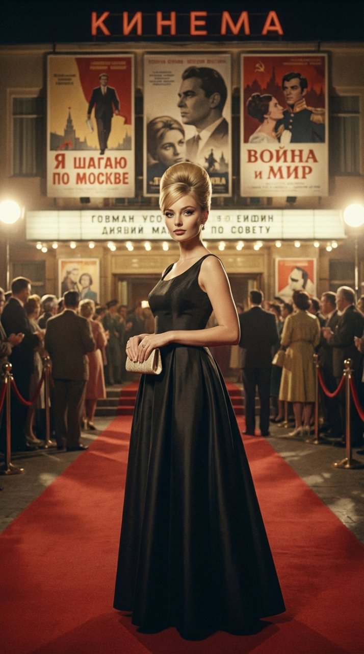 Советская дива на премьере