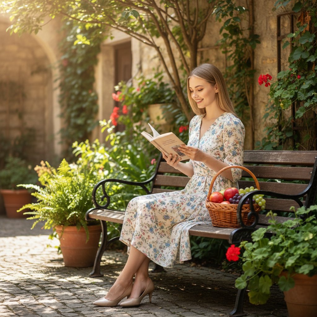 Летний книжный двор