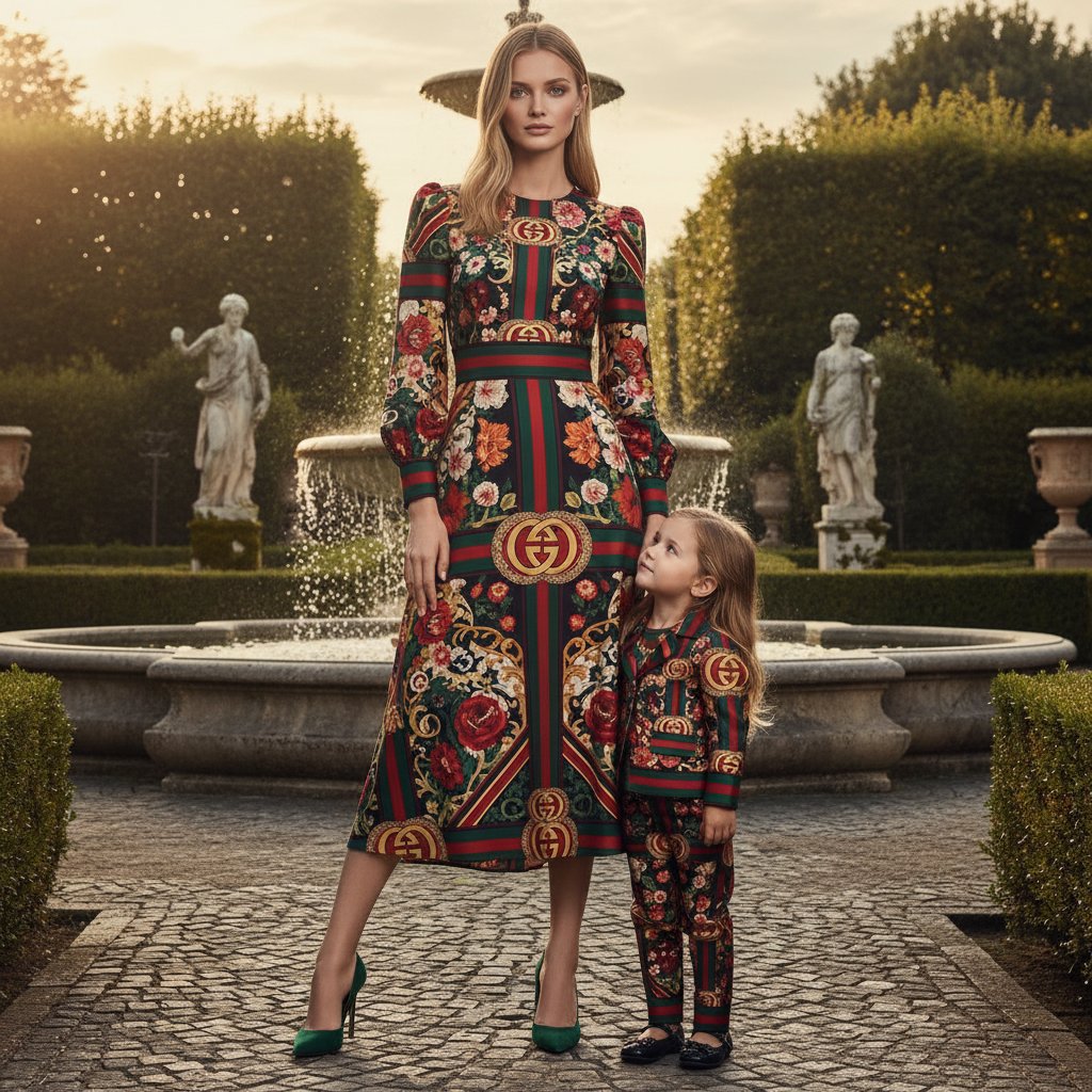 Мама и дочка: итальянский шик Gucci