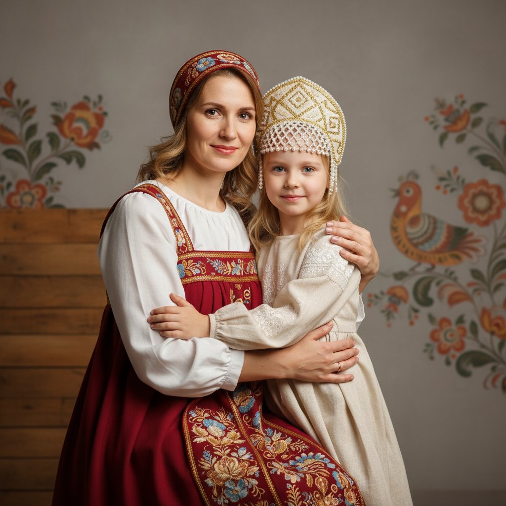 Русская краса и юная душа