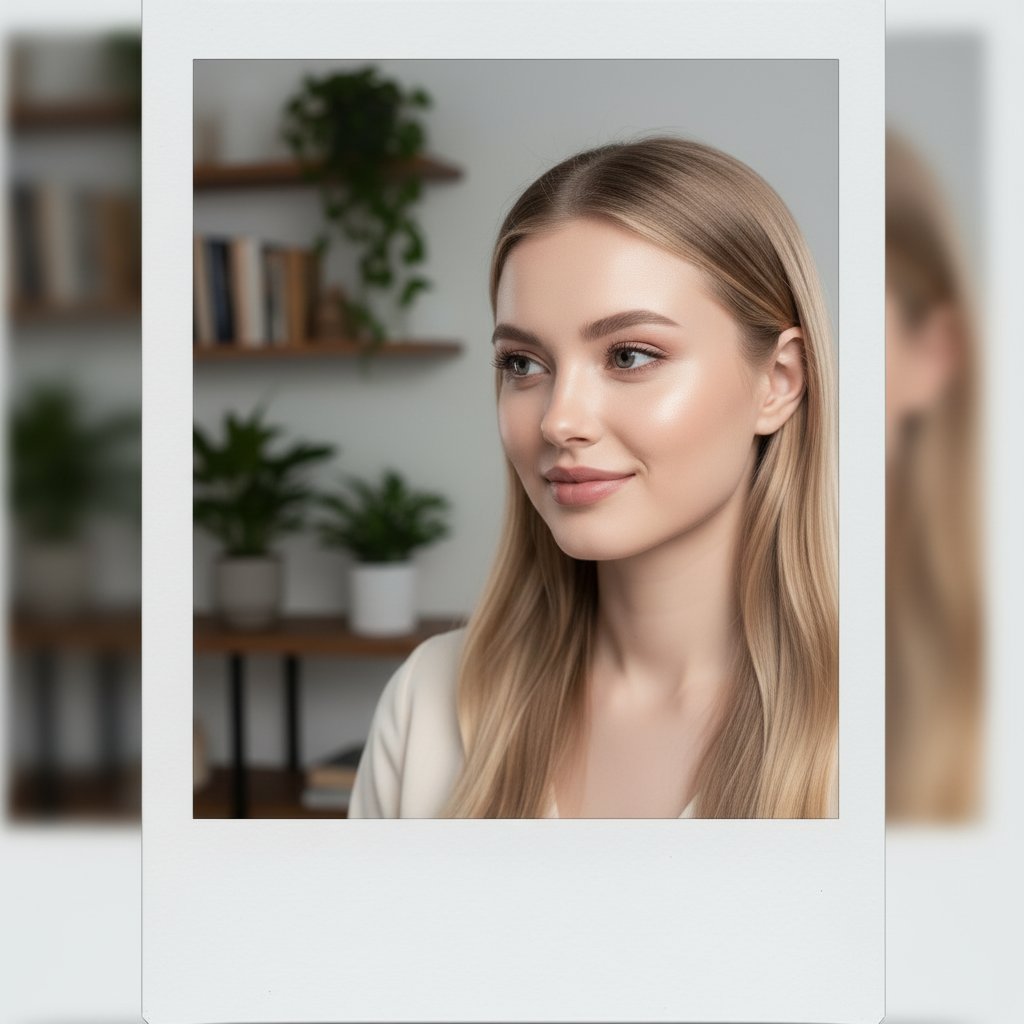 Портрет в стиле Polaroid